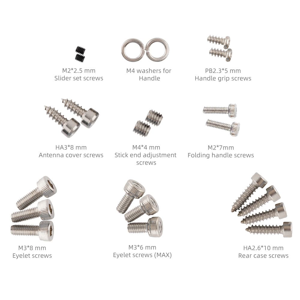 External Screw Set & Internal Screw Set for TX16S and TX16S MKII